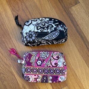 Vera Bradley Floral Patterned Cosmetic Bags